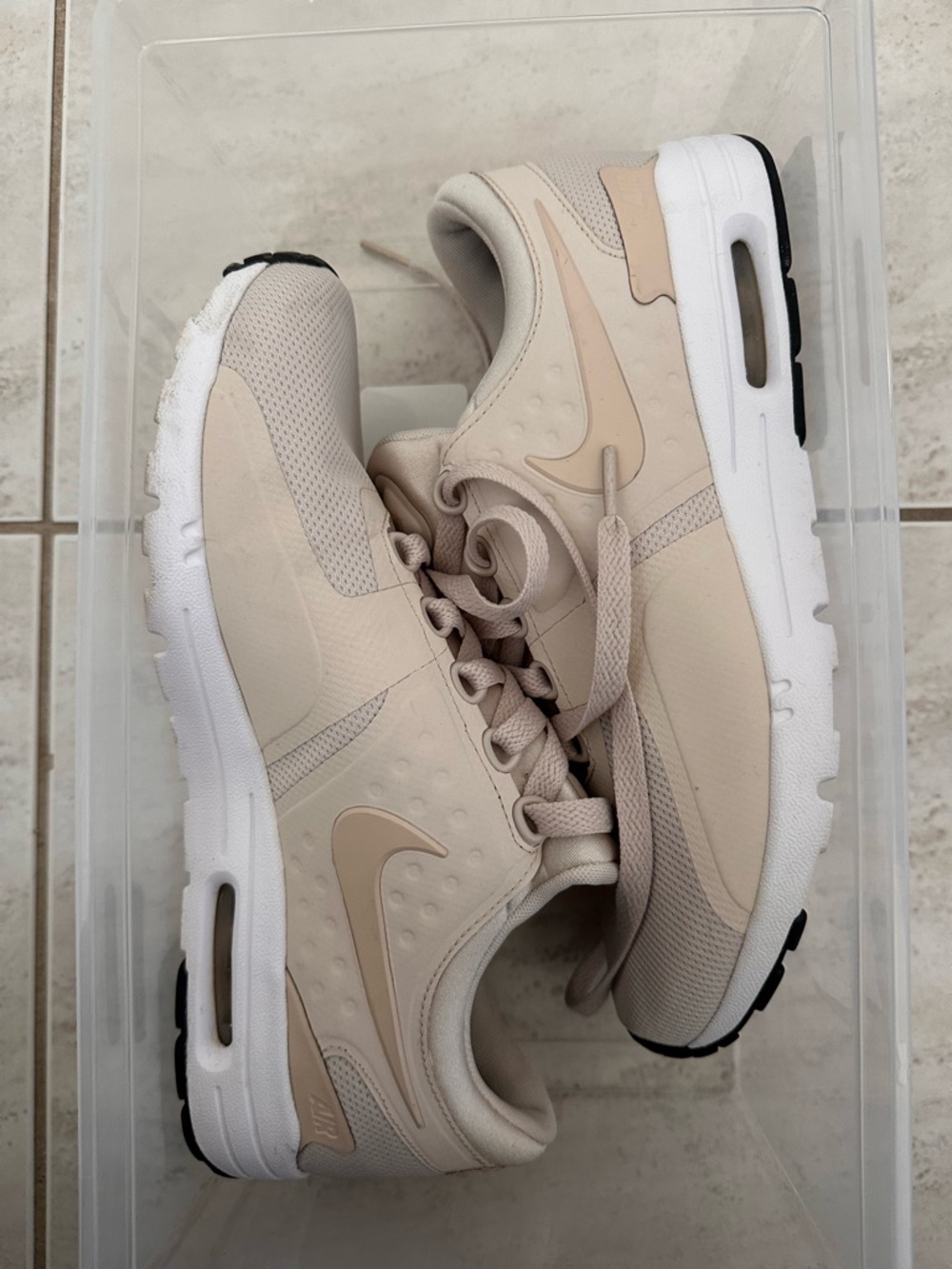 Nike Air Max Zero Oatmeal White Sneakers